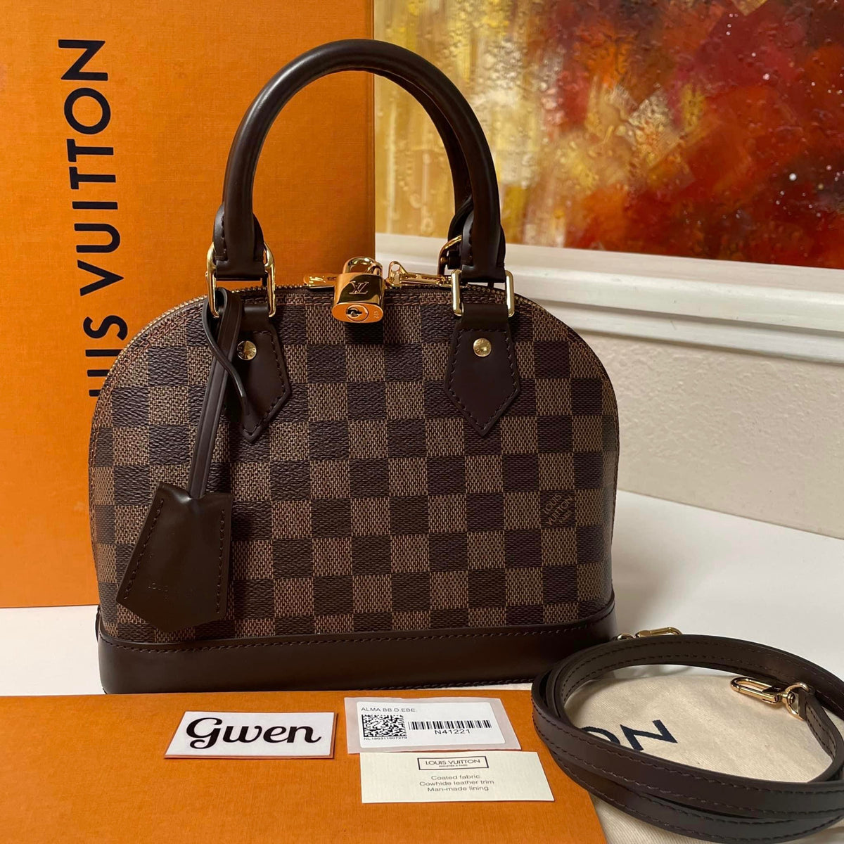 Clean Louis Vuitton Keybell  Alma BB Clochette 